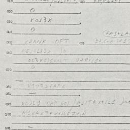 Eastern questionnaire, answ...