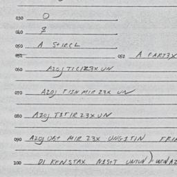 Eastern questionnaire, answ...