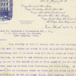 Cary Manufacturing Co. letter