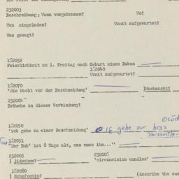 Western questionnaire, answ...