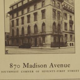 870 Madison Avenue