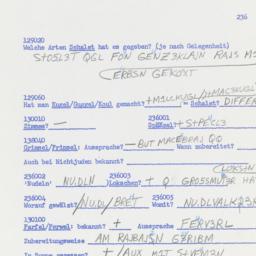 Western questionnaire, answ...