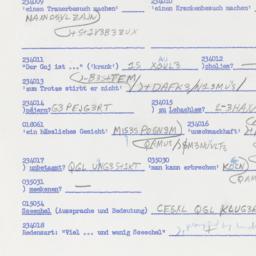 Western questionnaire, answ...