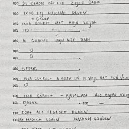 Eastern questionnaire, answ...