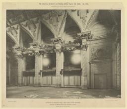 Interior of banquet-hall, New York State Building. World's Columbian Exhibition, Chicago, Illinois. McKim, Mead & White, Architects