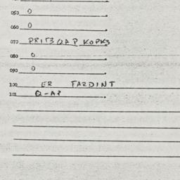 Eastern questionnaire, answ...