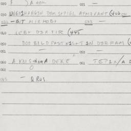 Eastern questionnaire, answ...
