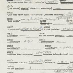 Western questionnaire, answ...