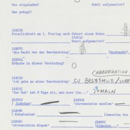 Western questionnaire, answ...