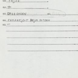 Eastern questionnaire, answ...