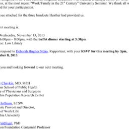 Announcements, 2013-11-13. ...