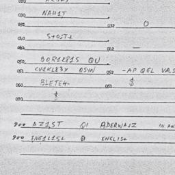 Eastern questionnaire, answ...