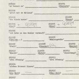 Eastern questionnaire, answ...