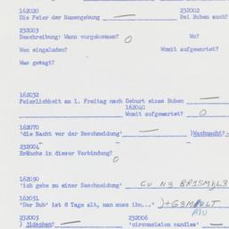 Western questionnaire, answ...