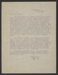 Letter from Emma Goldman to Lincoln Steffens