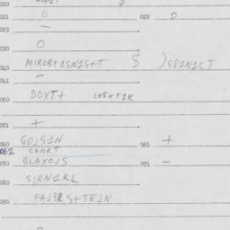 Eastern questionnaire, answ...