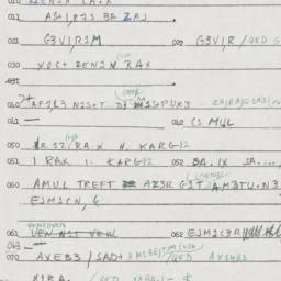 Eastern questionnaire, answ...