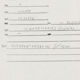 Eastern questionnaire, answ...