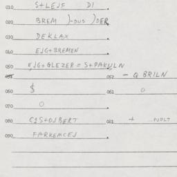 Eastern questionnaire, answ...
