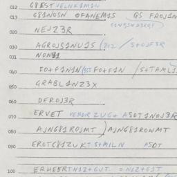 Eastern questionnaire, answ...