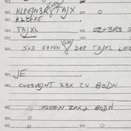 Eastern questionnaire, answ...