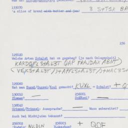 Western questionnaire, answ...