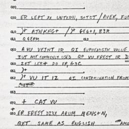 Eastern questionnaire, answ...