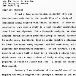 Letter from Benjamin Malzbe...