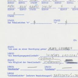 Western questionnaire, answ...