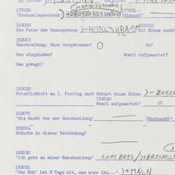 Western questionnaire, answ...
