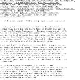 Announcements, 2004-05-03. ...