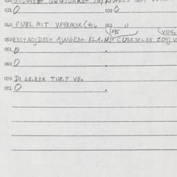 Eastern questionnaire, answ...