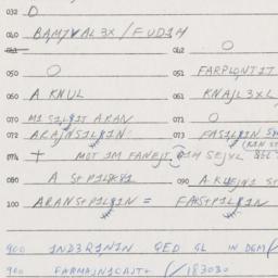 Eastern questionnaire, answ...