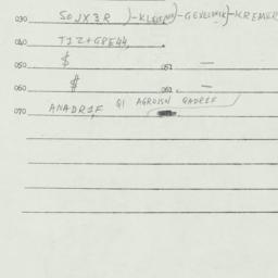 Eastern questionnaire, answ...