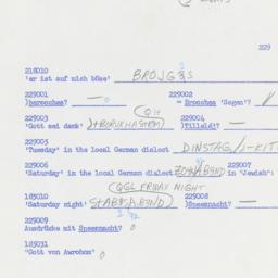 Western questionnaire, answ...