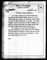 Memorandum from Florence Anderson to Charles Dollard regarding telephone conversation with Eleanor C. Isbell, December 17, 1942