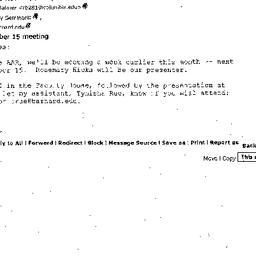 Announcements, 2004-11-15. ...