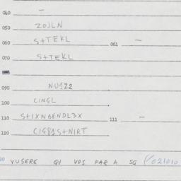 Eastern questionnaire, answ...
