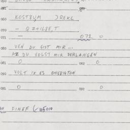 Eastern questionnaire, answ...