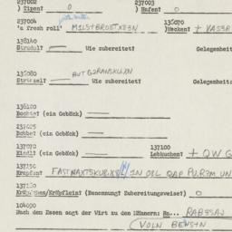Westerm questionnaire, answ...