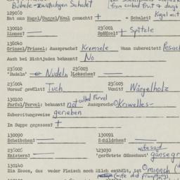 Western questionnaire, answ...