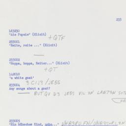 Western questionnaire, answ...