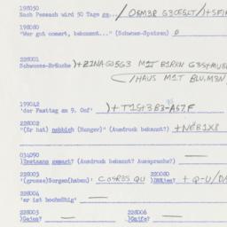 Western questionnaire, answ...