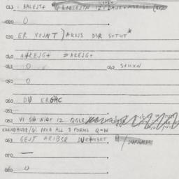 Eastern questionnaire, answ...