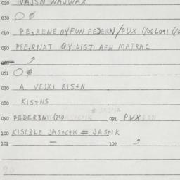 Eastern questionnaire, answ...