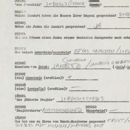 Western questionnaire, answ...