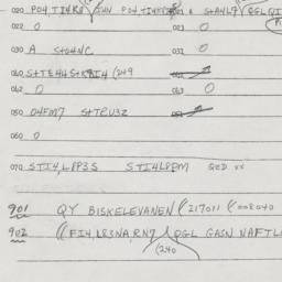 Eastern questionnaire, answ...