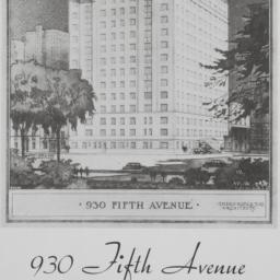 930 Fifth Avenue, Plan Of 1...
