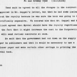 Memorandum from Florence An...