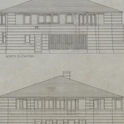 Working drawing #5: North, ...